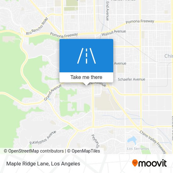 Maple Ridge Lane map