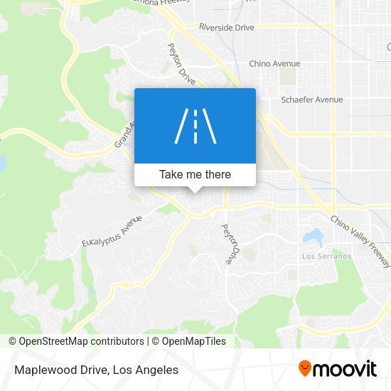 Maplewood Drive map