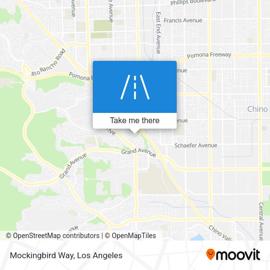 Mockingbird Way map