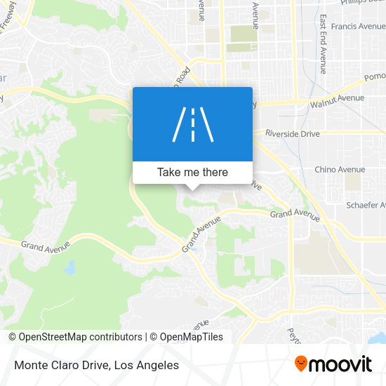 Mapa de Monte Claro Drive
