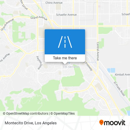 Mapa de Montecito Drive