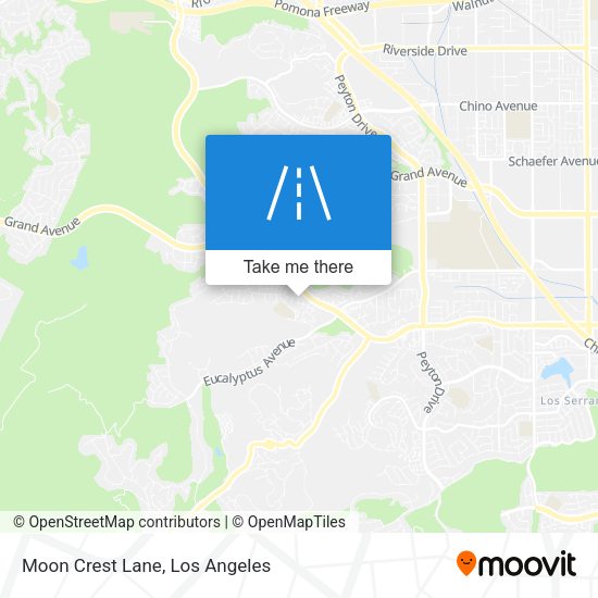 Mapa de Moon Crest Lane