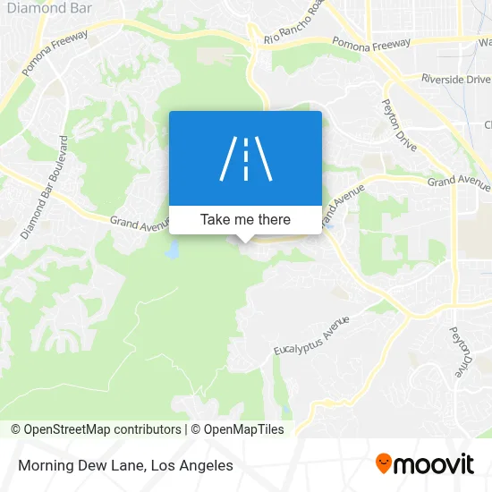 Morning Dew Lane map