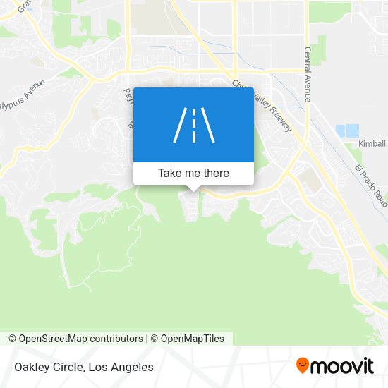 Mapa de Oakley Circle