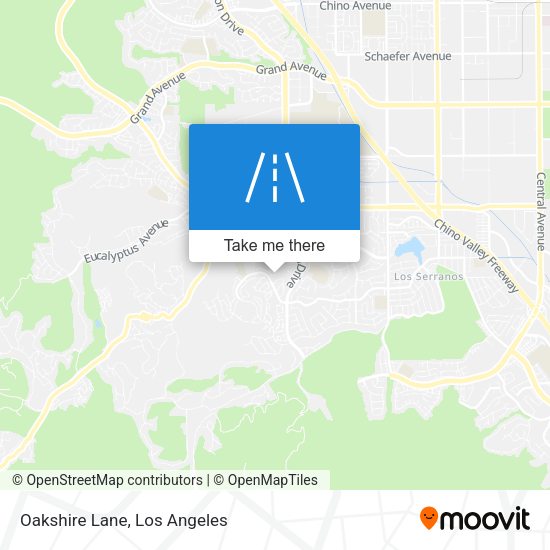 Mapa de Oakshire Lane