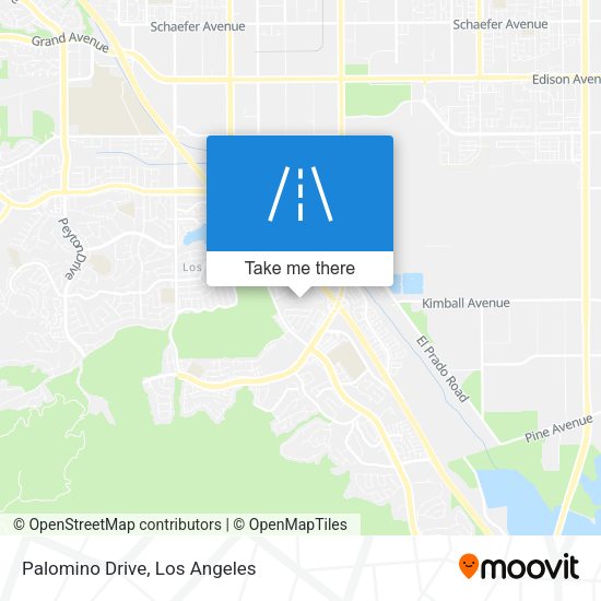 Mapa de Palomino Drive