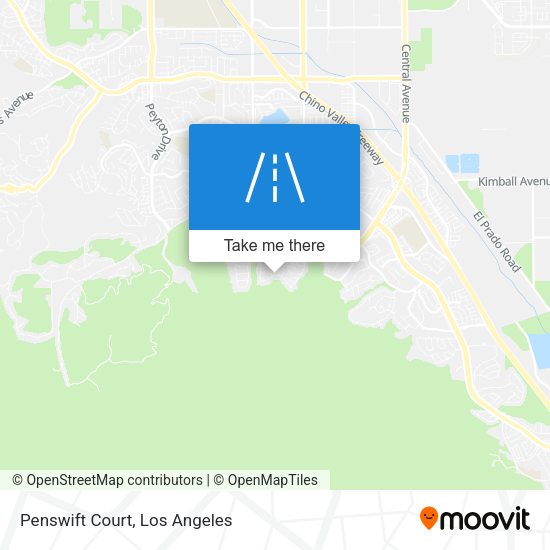 Mapa de Penswift Court