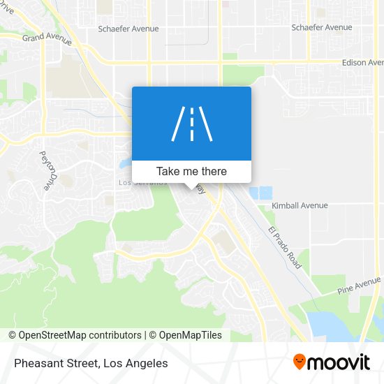 Pheasant Street map
