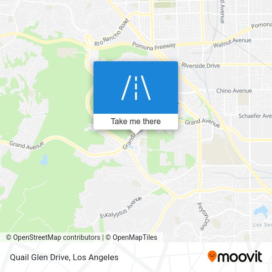 Quail Glen Drive map