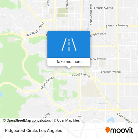 Ridgecrest Circle map