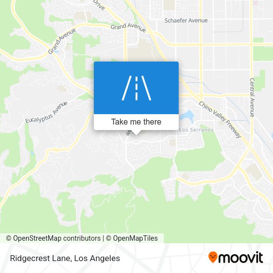 Mapa de Ridgecrest Lane