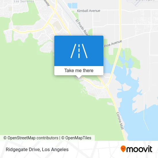Ridgegate Drive map