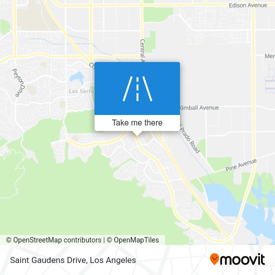 Saint Gaudens Drive map