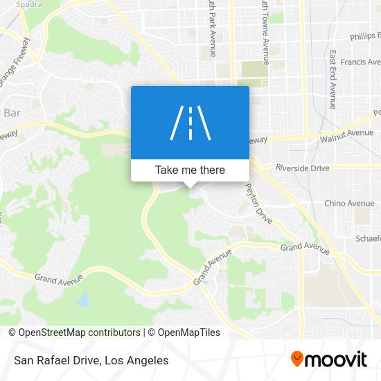 Mapa de San Rafael Drive
