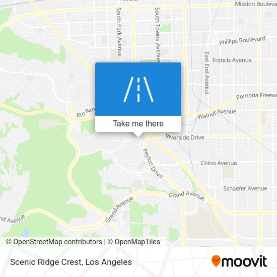 Mapa de Scenic Ridge Crest