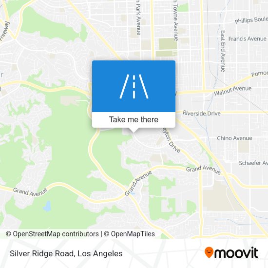 Silver Ridge Road map