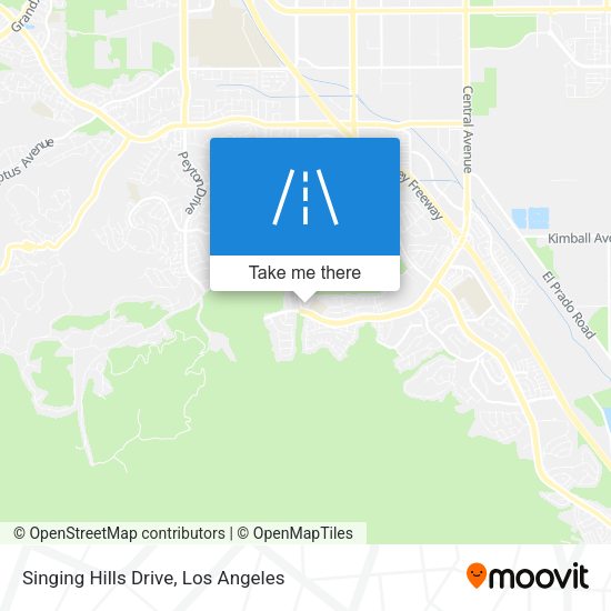 Singing Hills Drive map