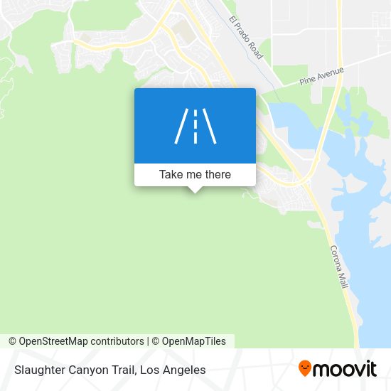 Slaughter Canyon Trail map