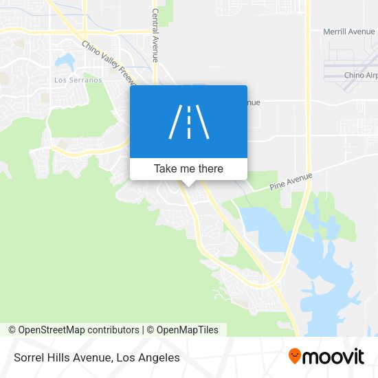 Mapa de Sorrel Hills Avenue