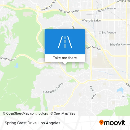 Spring Crest Drive map