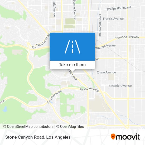 Mapa de Stone Canyon Road
