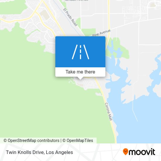 Mapa de Twin Knolls Drive