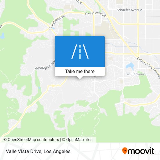 Mapa de Valle Vista Drive