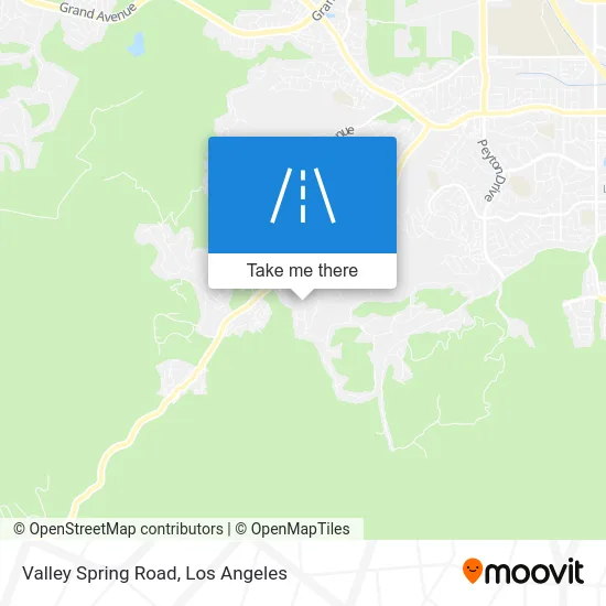 Valley Spring Road map
