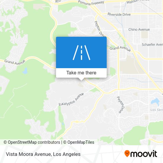 Vista Moora Avenue map