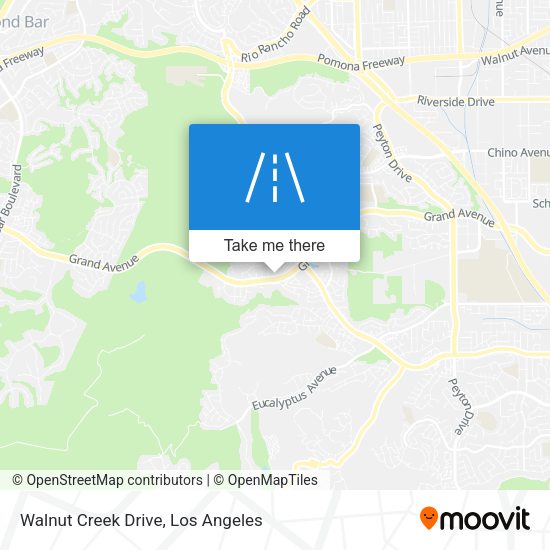 Walnut Creek Drive map