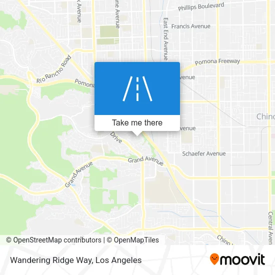 Mapa de Wandering Ridge Way