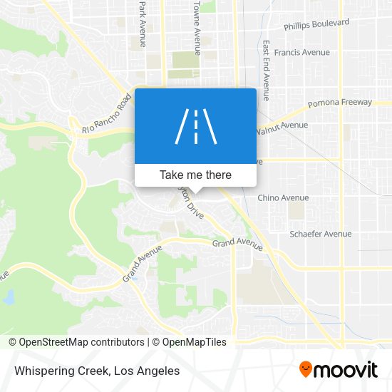 Whispering Creek map