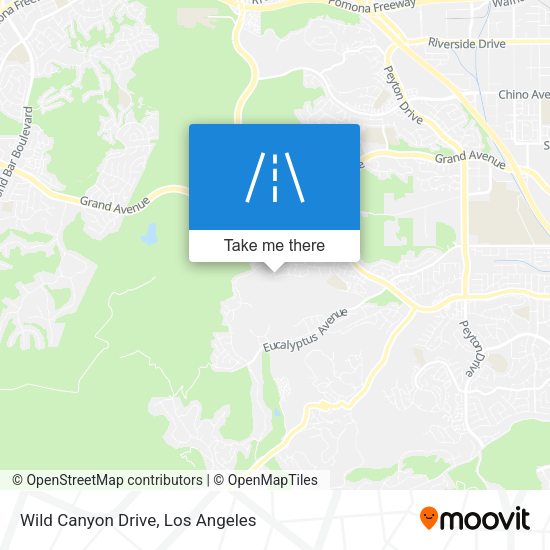 Wild Canyon Drive map
