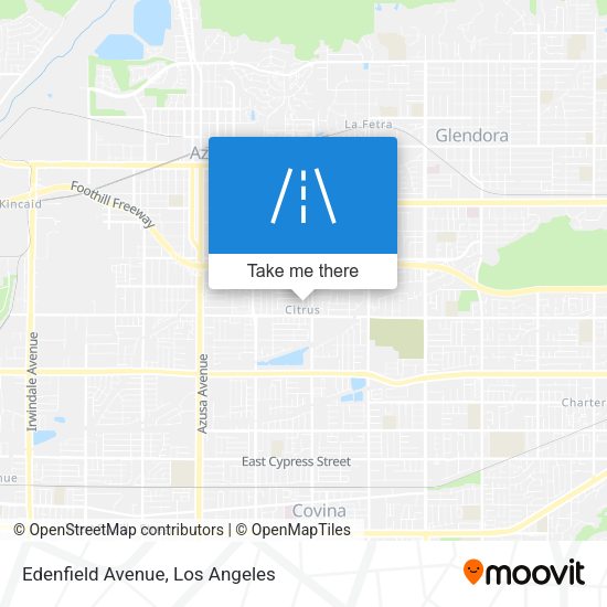 Mapa de Edenfield Avenue
