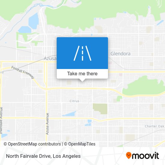 Mapa de North Fairvale Drive
