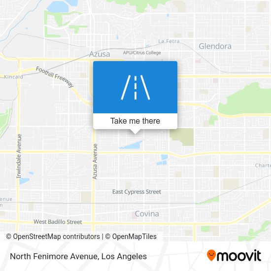 Mapa de North Fenimore Avenue