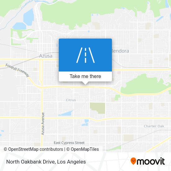 North Oakbank Drive map