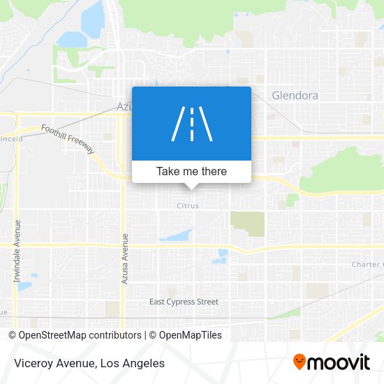 Viceroy Avenue map