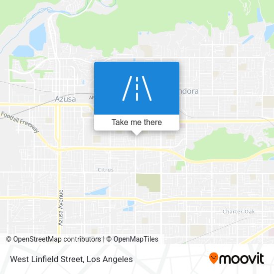 West Linfield Street map