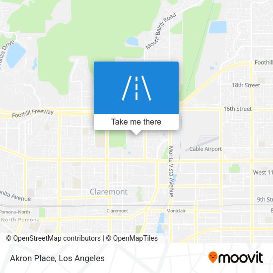 Mapa de Akron Place