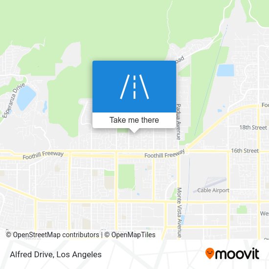 Mapa de Alfred Drive