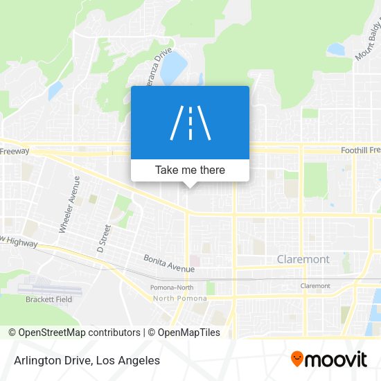 Arlington Drive map