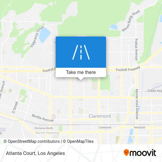 Mapa de Atlanta Court
