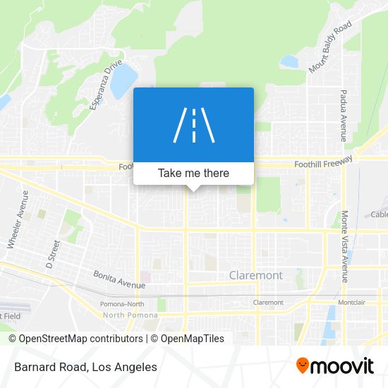 Mapa de Barnard Road