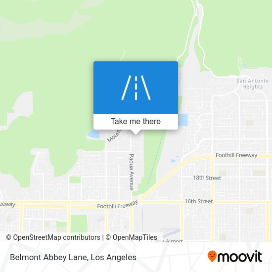 Belmont Abbey Lane map