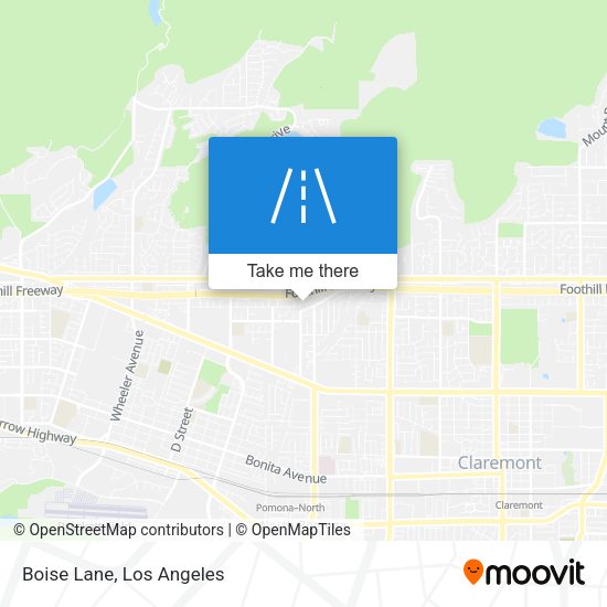 Mapa de Boise Lane