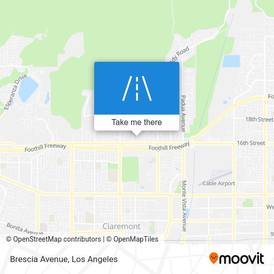 Mapa de Brescia Avenue