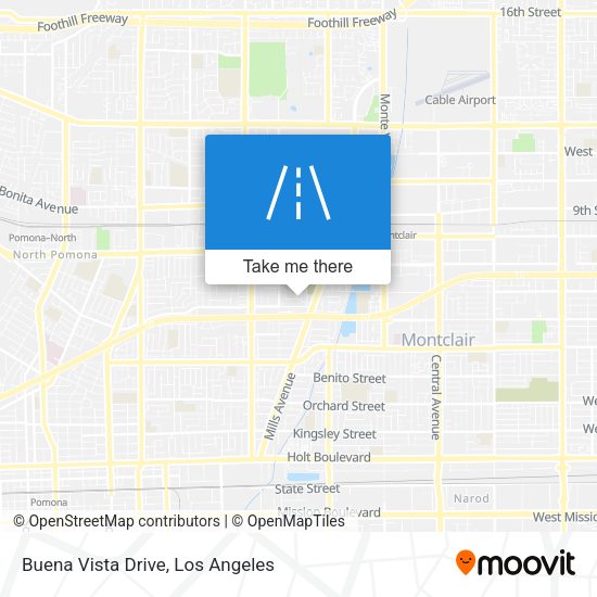 Buena Vista Drive map