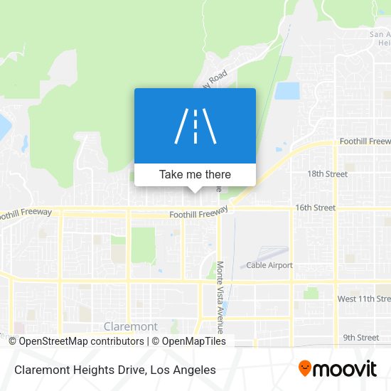 Mapa de Claremont Heights Drive