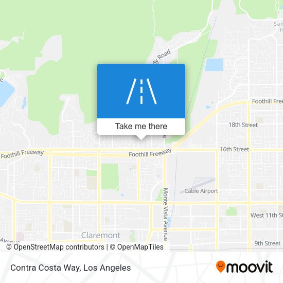 Mapa de Contra Costa Way